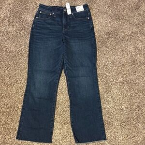 J. Crew Curvy Kickout Midrise Super Stretch jeans NWT